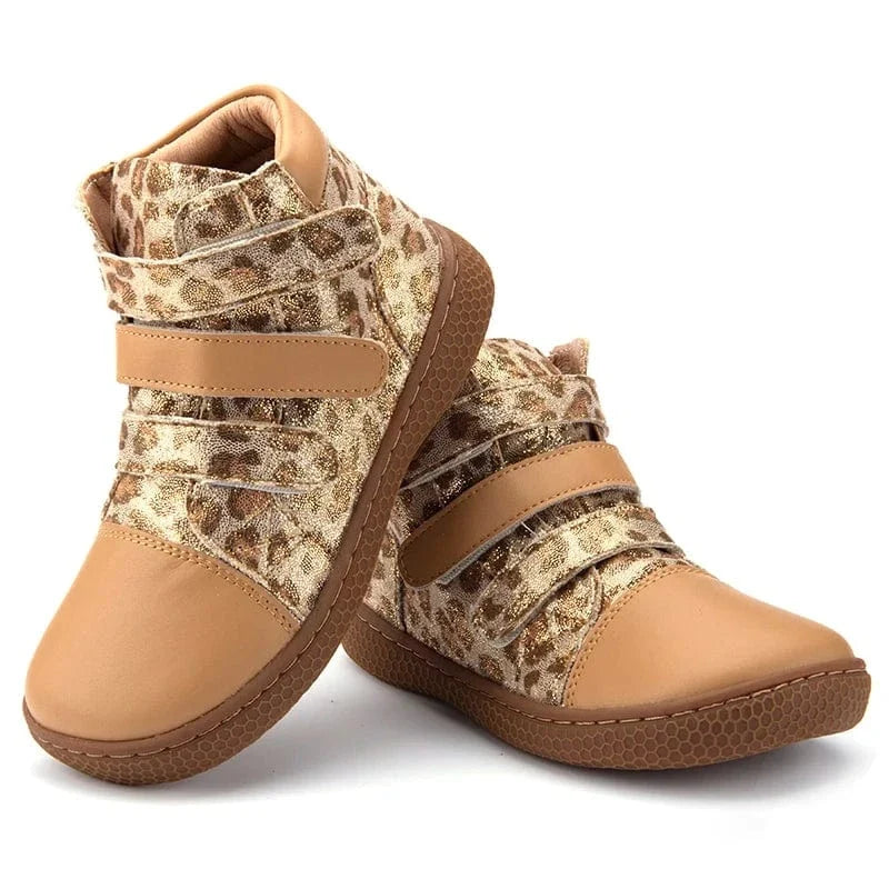 Leopard Print Waterproof Orthopedic Boots for Kids – view 5