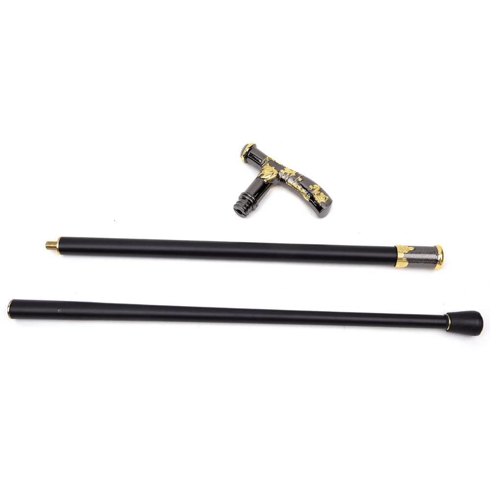 Sculpted Walking Cane with Ergonomic Handle and Compass – view 6