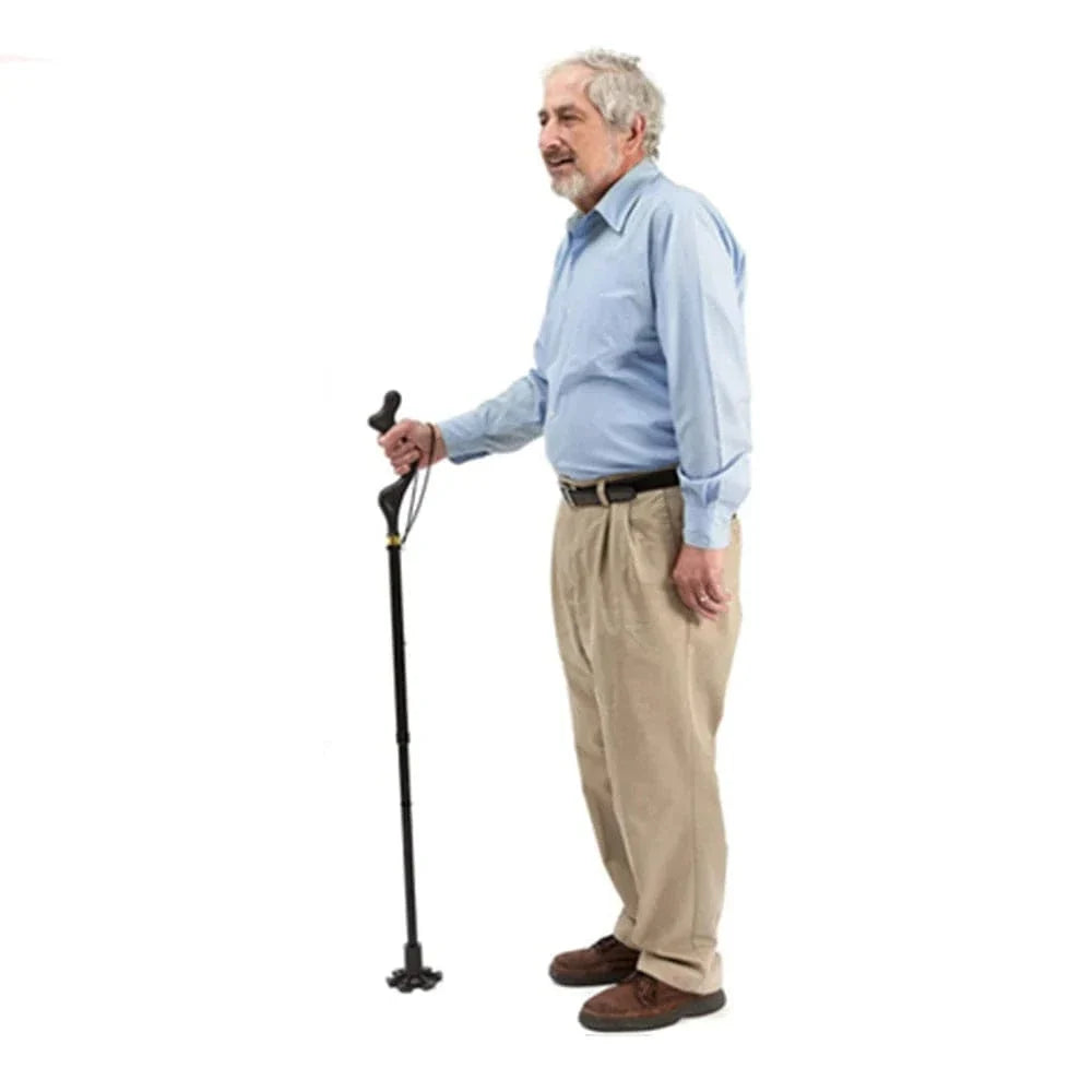 Self-Standing Non Slip Folding Cane with Adjustable Height – view 7