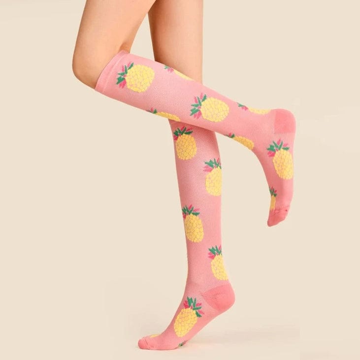 Breathable Orthopedic Socks for Women with Pineapple Print – view 4