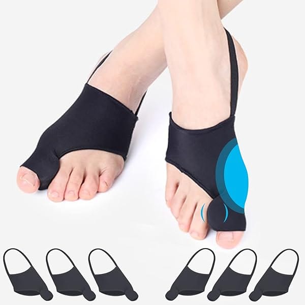 Open-Toe Gel Socks for Bunions with Toe Separation – view 7