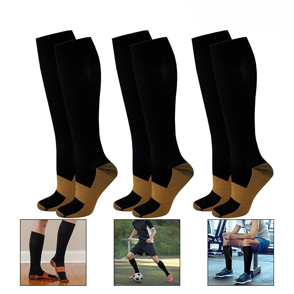 Copper Compression Mens Socks for Swollen Feet – view 7
