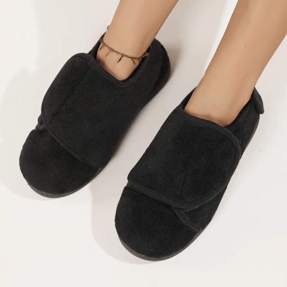 Fluffy Faux Fur Arch Support House Shoes for Women and Men – view 7