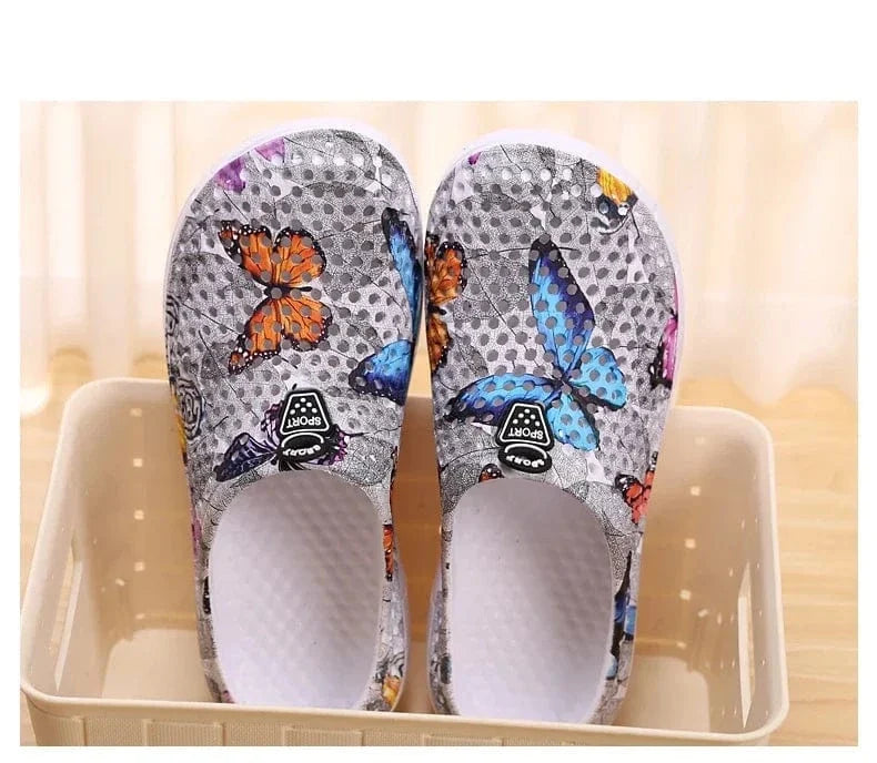 Butterfly Print Orthopedic House Shoes for Women – view 15