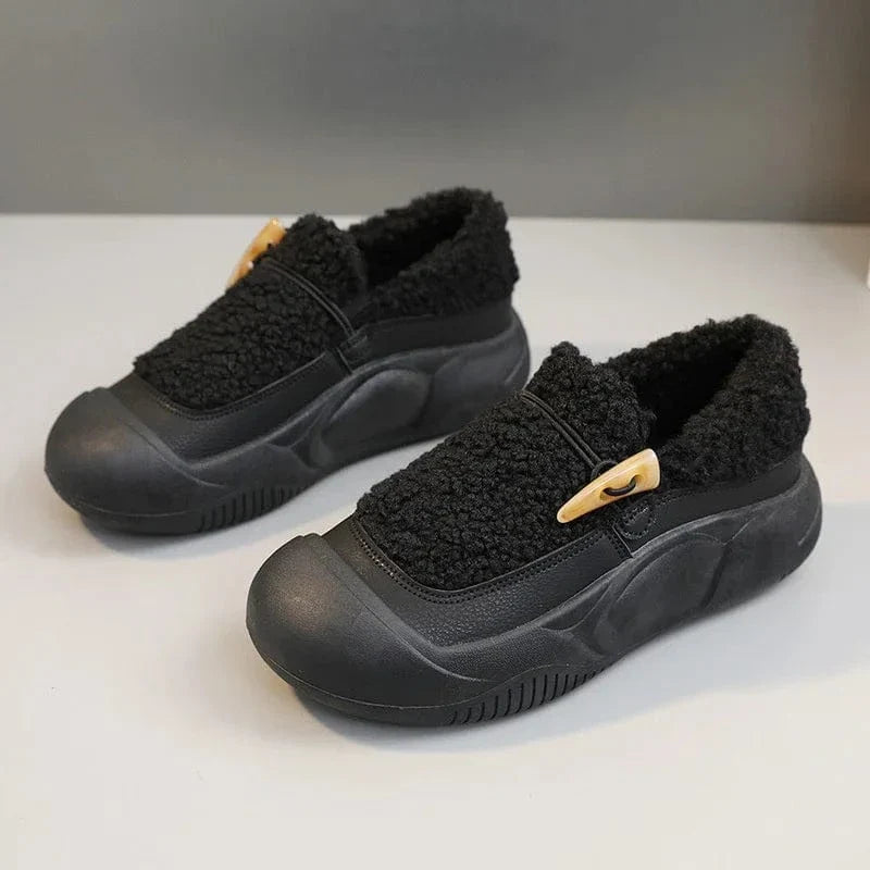 Fur-Lined Slip-On Orthopedic Winter Shoes for Women – view 10