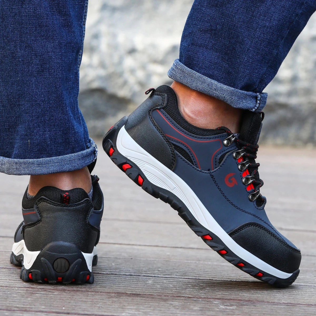 Crush-Resistant Lace-Up Non Slip Safety Shoes – view 8