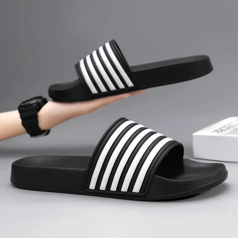 Striped Strap Flexible Orthopedic Slides for Men – view 6