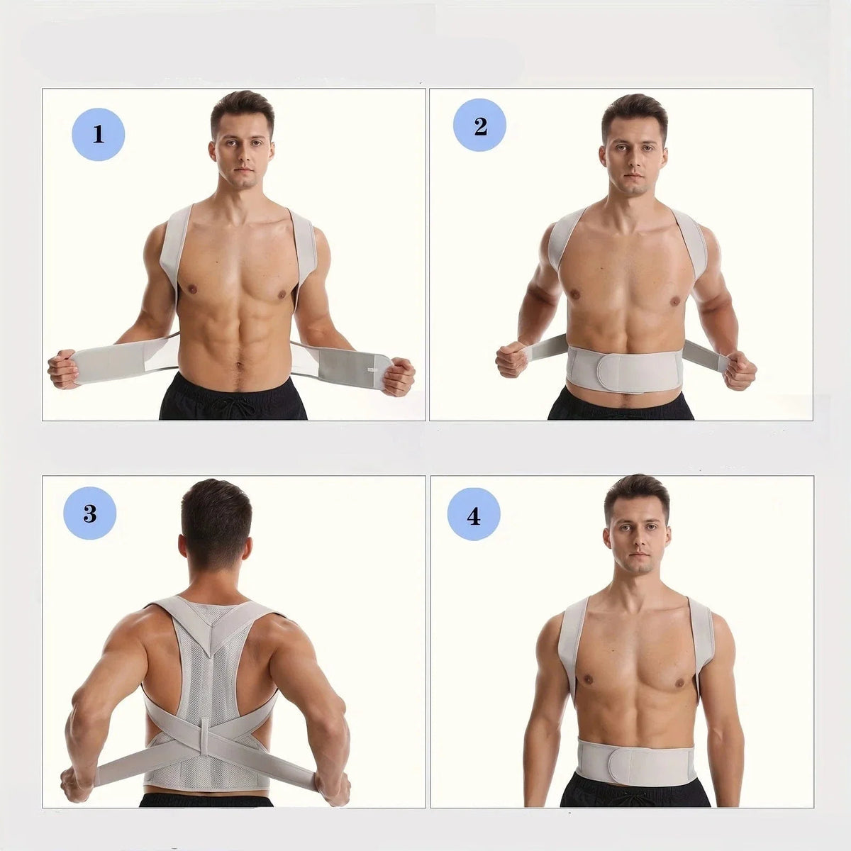Adjustable Posture Corrector for Upper and Lower Back – view 6