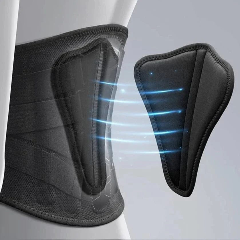 Adjustable Lumbar Support Belt with Ventilated Fabric – view 4