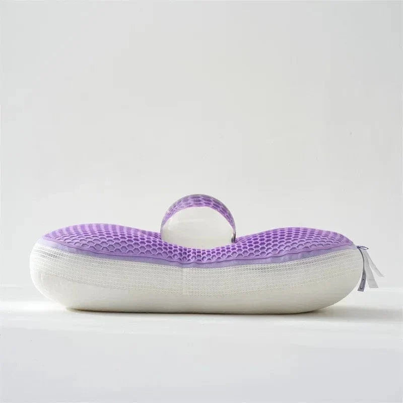 Contoured Orthopedic Gel Cushion for Neck and Vertebrae – view 14
