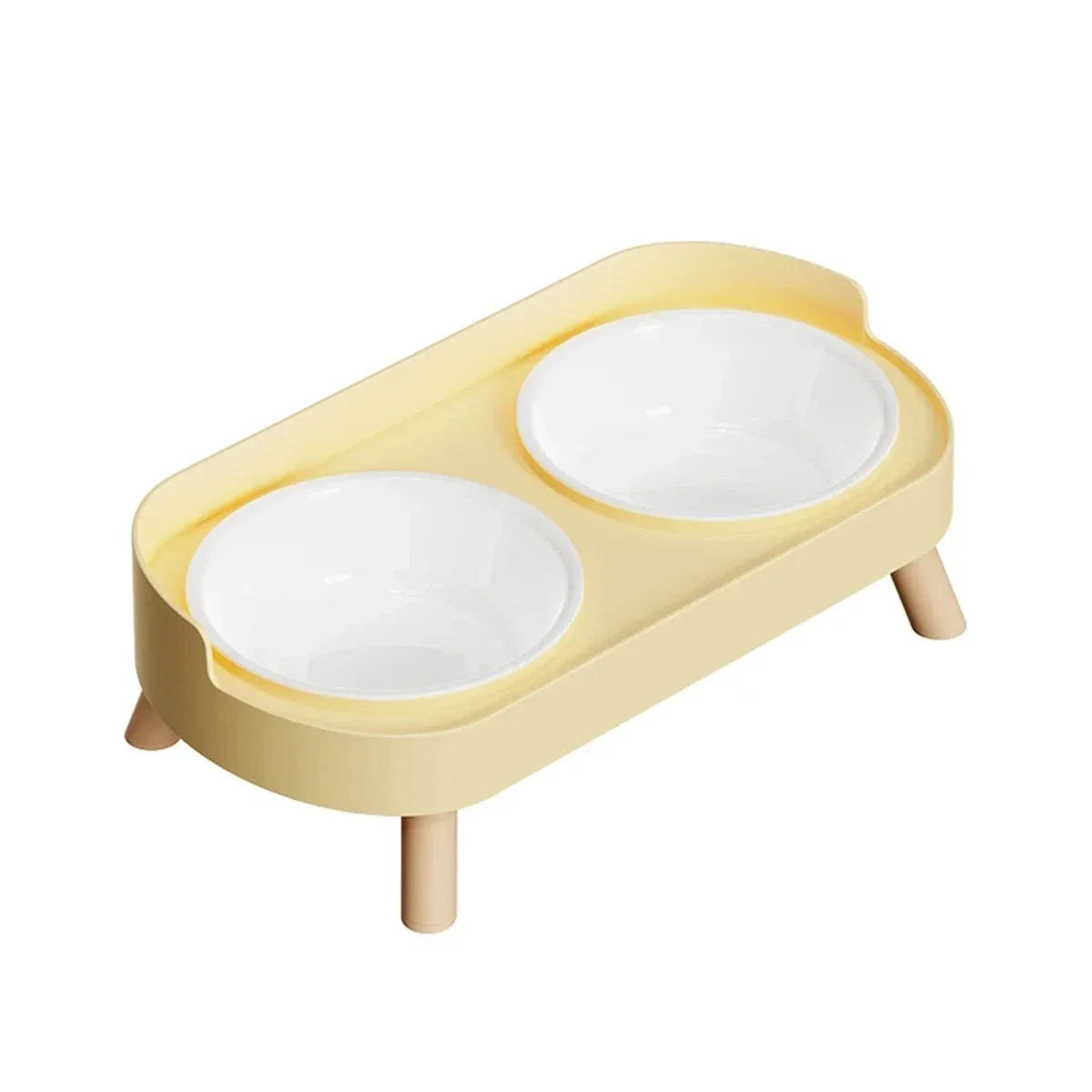 Nordic Style Double Dressy Elevated Dog Bowl – view 6