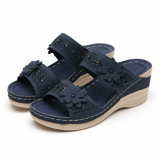 Women’s Floral Orthopedic Slides