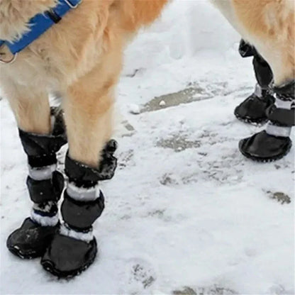 4-Piece Waterproof Non-Slip Dog Boots for Arthritis