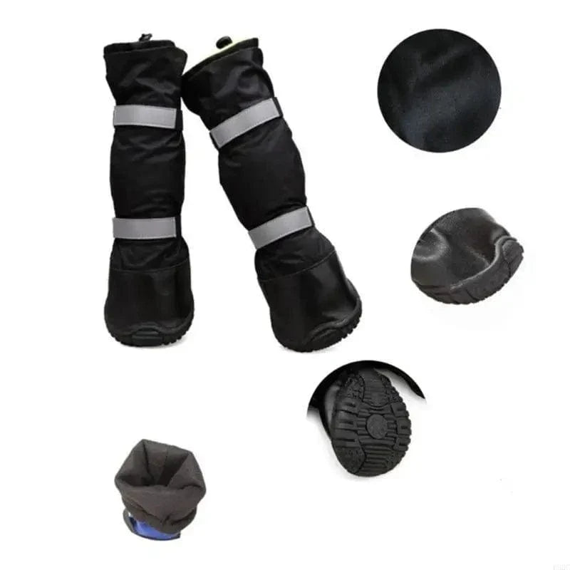 4-Piece Waterproof Non-Slip Dog Boots for Arthritis – view 3