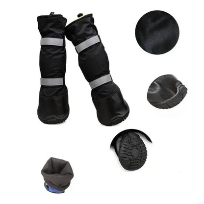 4-Piece Waterproof Non-Slip Dog Boots for Arthritis – view 3
