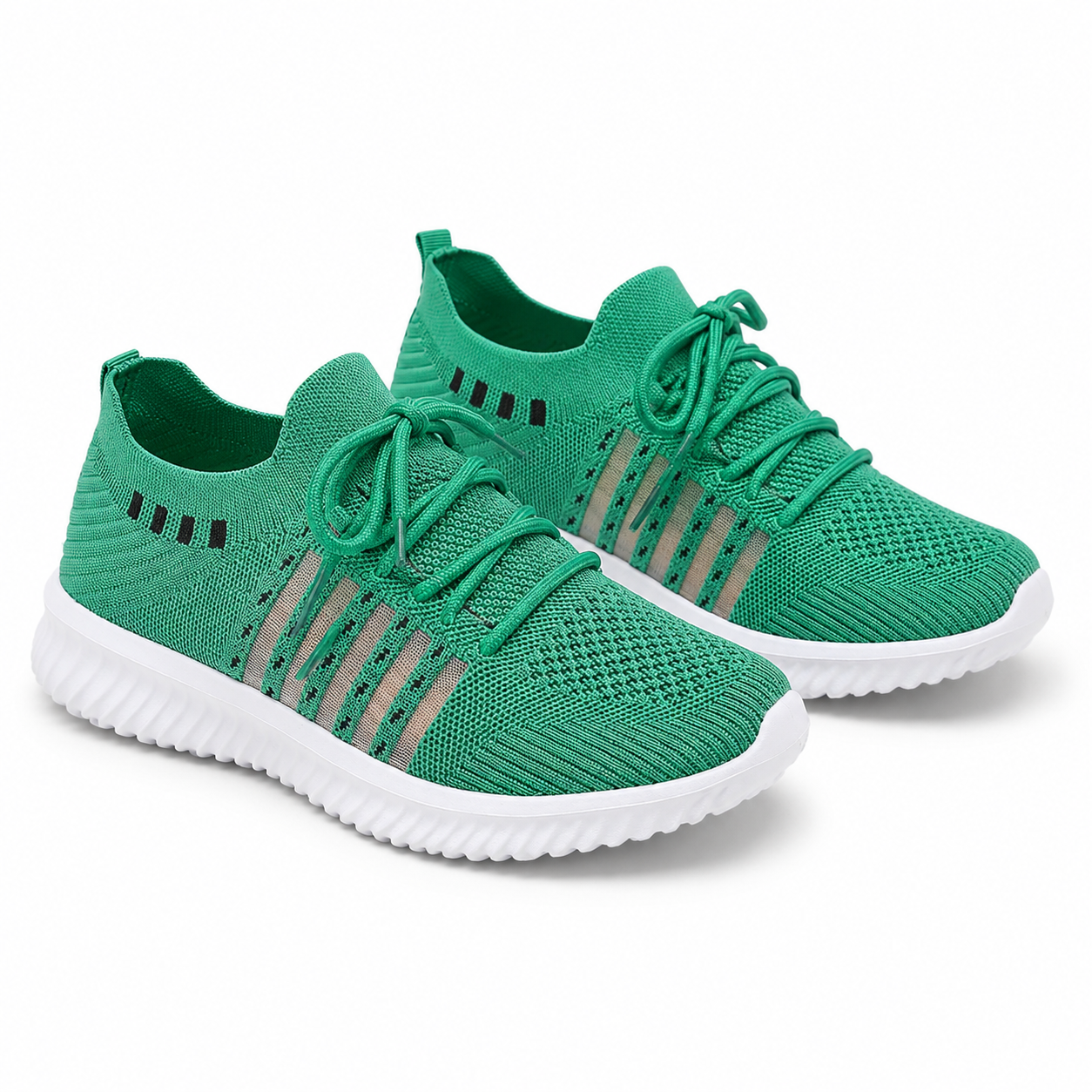 Women’s Green Breathable Mesh Orthopedic Sneakers