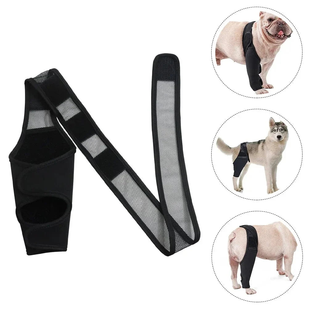Adjustable Breathable Dog Leg Brace for Knee Support – view 2