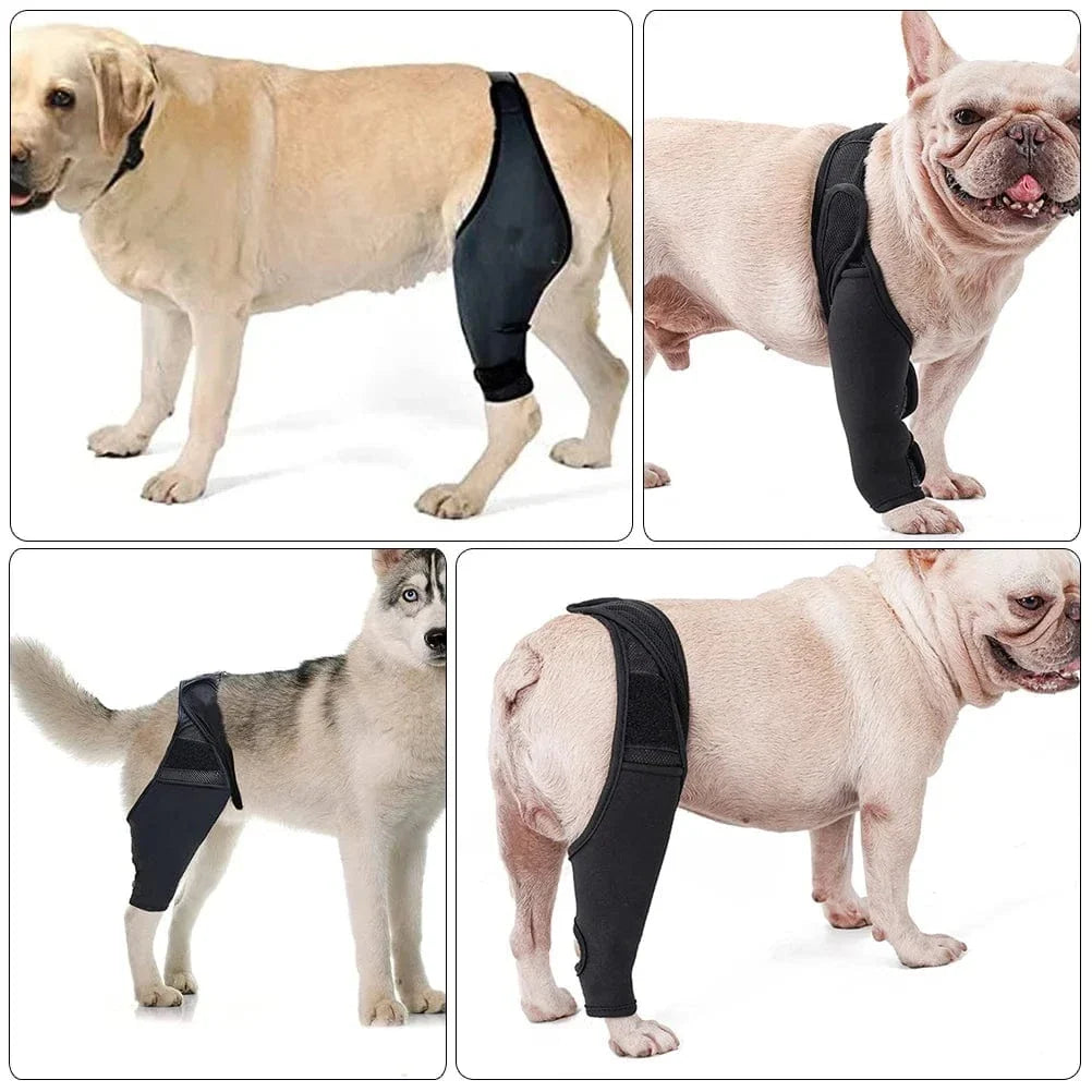Adjustable Breathable Dog Leg Brace for Knee Support