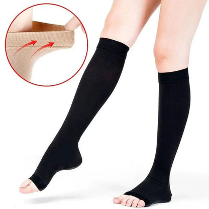 Comfortable Compression Socks for Women with Open Toe – view 3