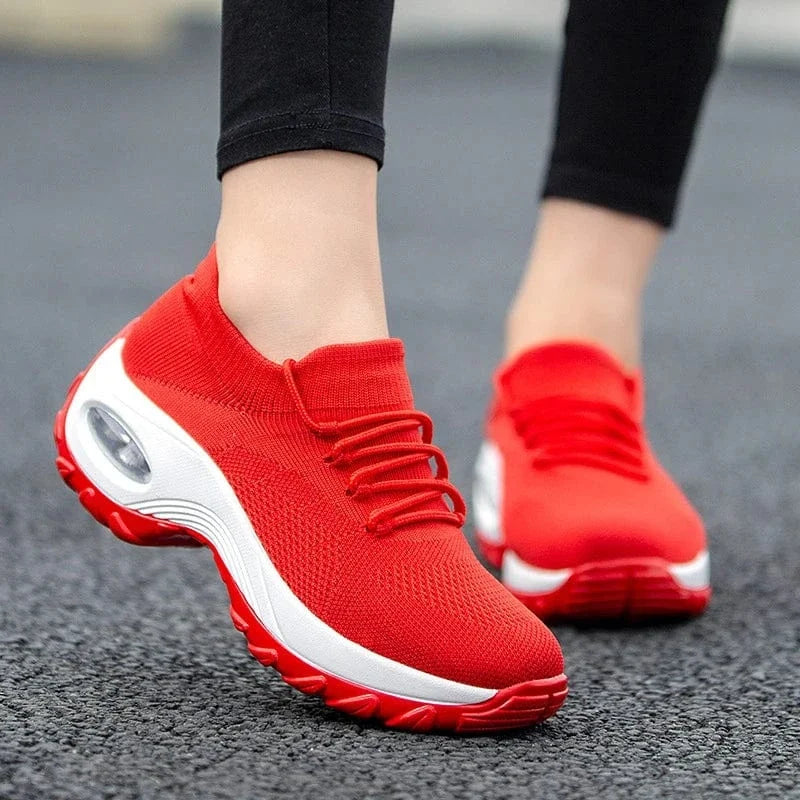 Platform Mesh Orthopedic Sneakers for Women – view 2