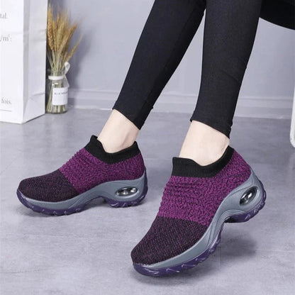 Chunky Orthopedic Sneakers for Women with Wedge Sole – view 7