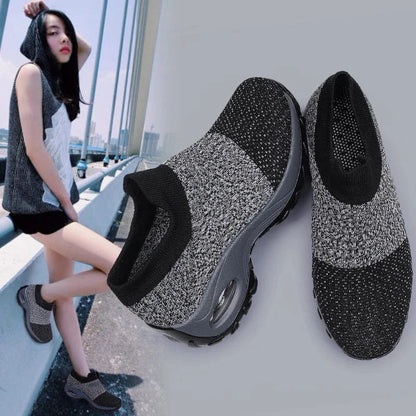 Chunky Orthopedic Sneakers for Women with Wedge Sole – view 3
