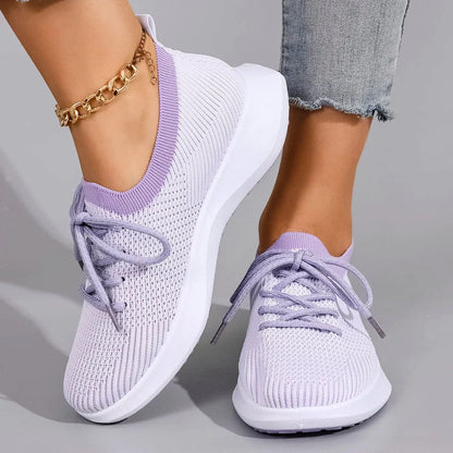 Cushioned Non Slip Lace Up Orthopedic Sneakers for Women – view 2