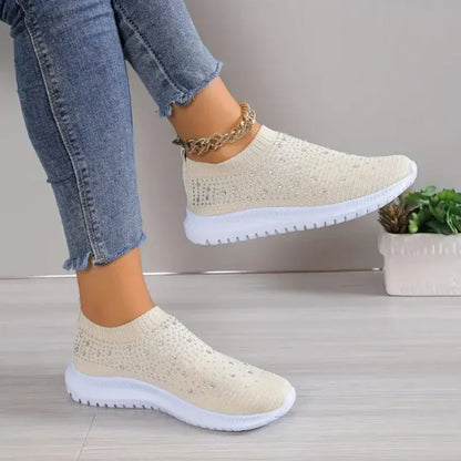 Slip-On Rhinestone Orthopedic Sneakers for Women – view 3