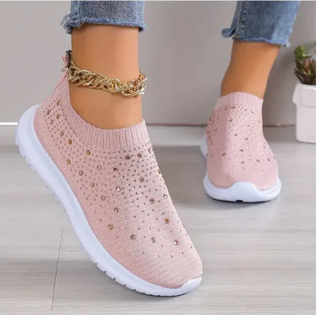 Slip-On Rhinestone Orthopedic Sneakers for Women – view 2