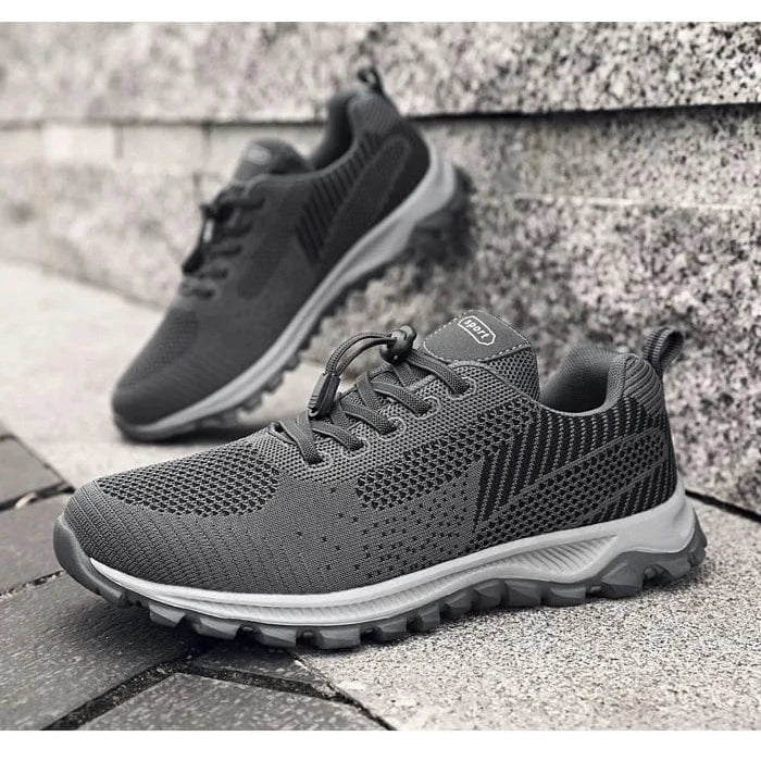 Gray Non Slip Adjustable Breathable Orthopedic Sneakers for Women – view 2