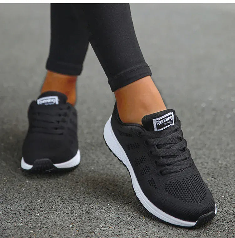 Black Casual Non Slip Orthopedic Sneakers for Women – view 4