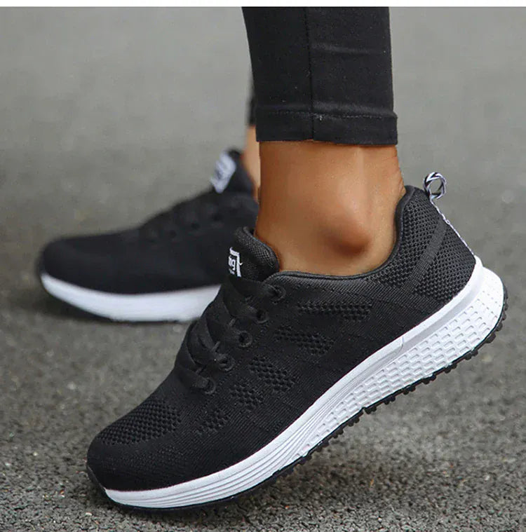 Black Casual Non Slip Orthopedic Sneakers for Women – view 3
