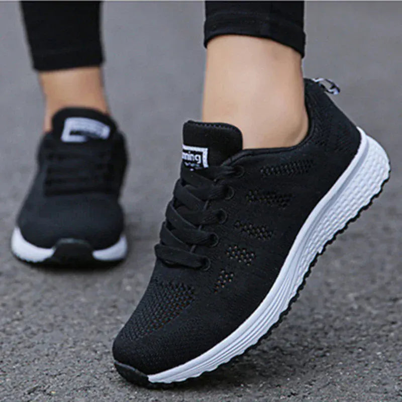 Black Casual Non Slip Orthopedic Sneakers for Women – view 2