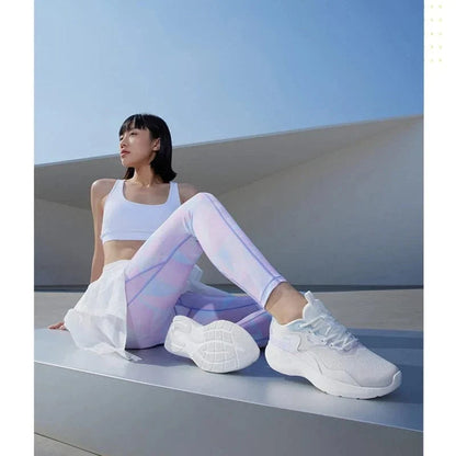 White and Green Non Slip Breathable Orthopedic Sneakers for Women – view 5