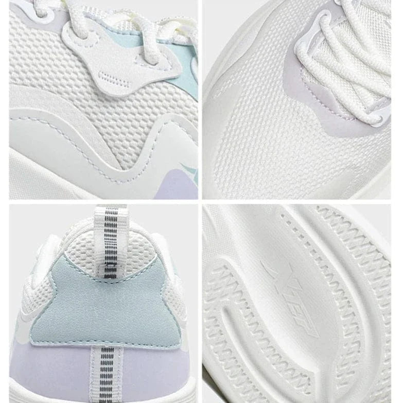 White and Green Non Slip Breathable Orthopedic Sneakers for Women – view 2