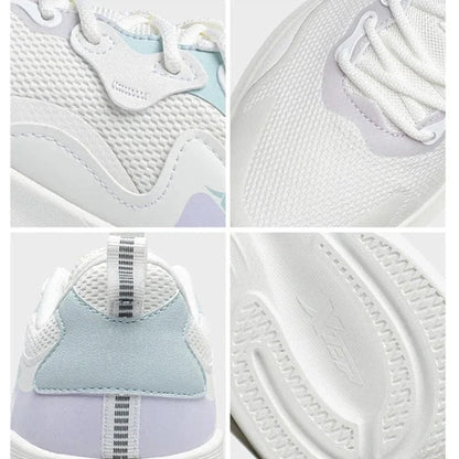 White and Green Non Slip Breathable Orthopedic Sneakers for Women – view 2