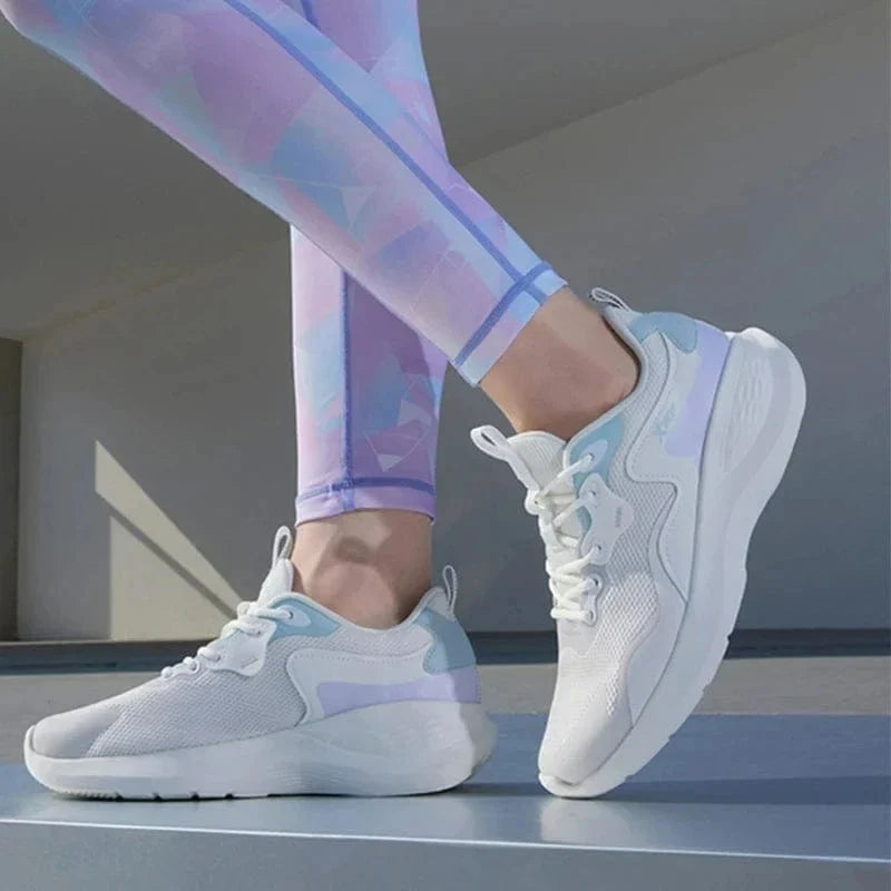 White and Green Non Slip Breathable Orthopedic Sneakers for Women – view 6