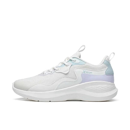 White and Green Non Slip Breathable Orthopedic Sneakers for Women