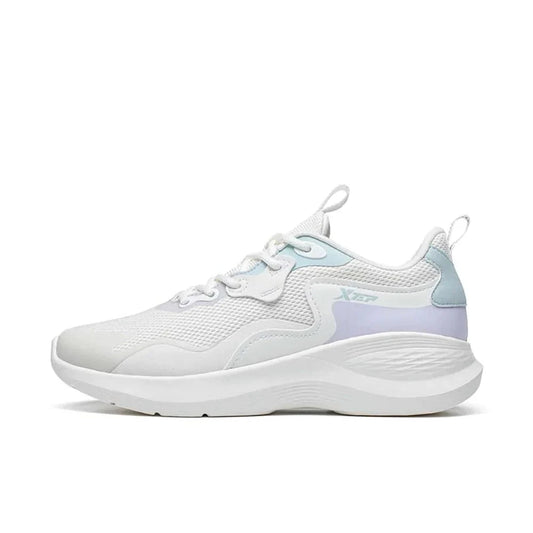 White and Green Non Slip Breathable Orthopedic Sneakers for Women