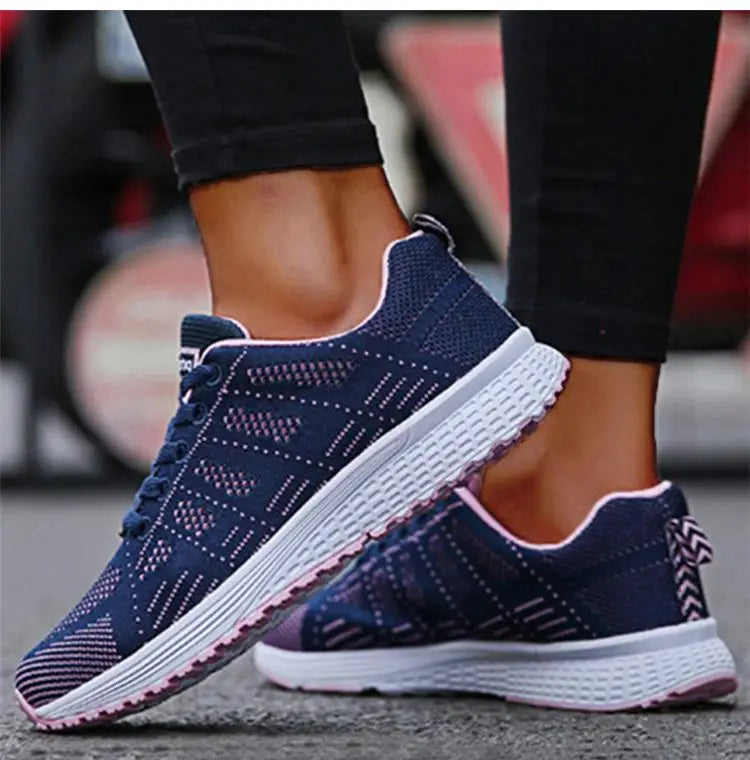 Blue and Pink Trendy Orthopedic Sneakers for Women – view 4