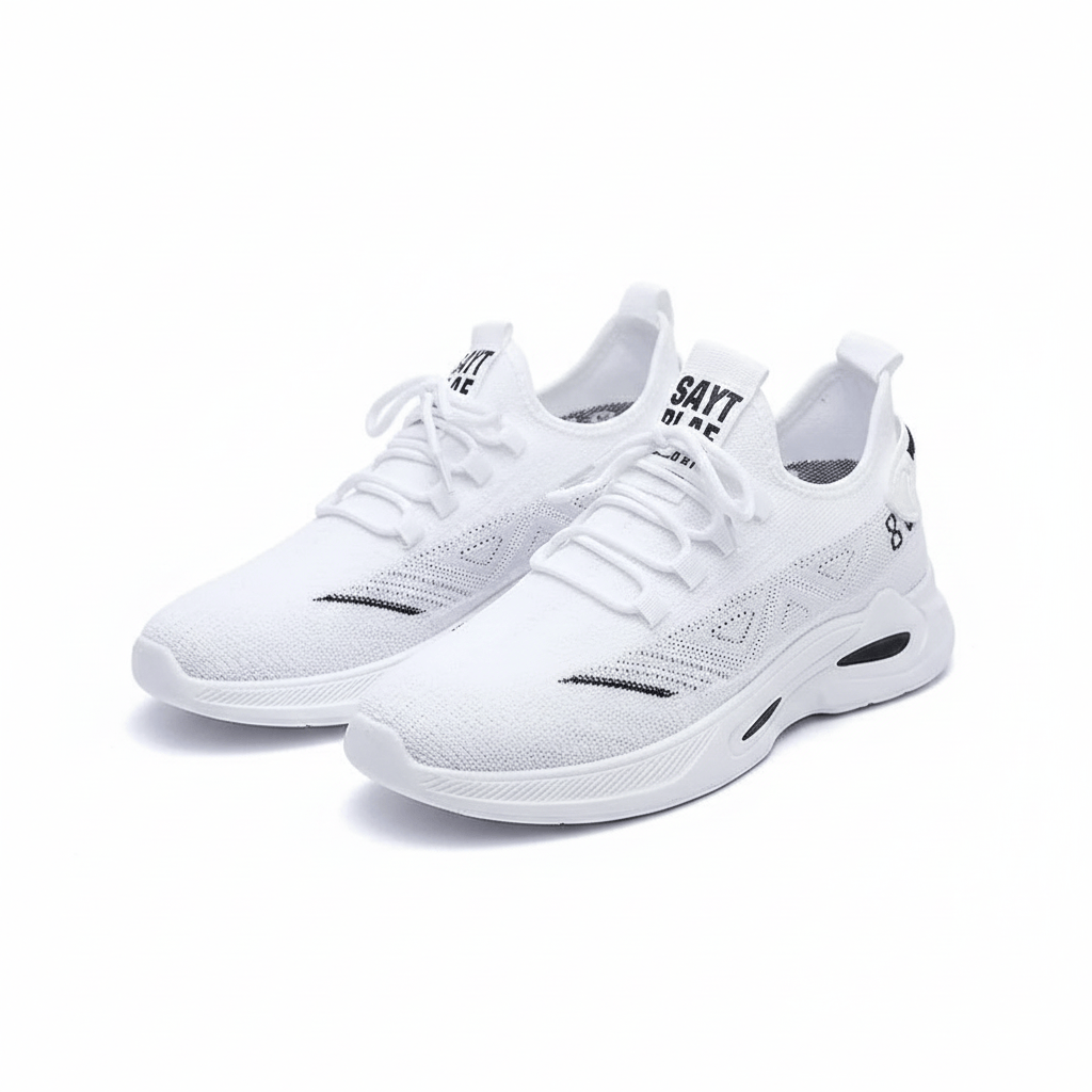 White Non Slip Breathable Orthopedic Sneakers for Men
