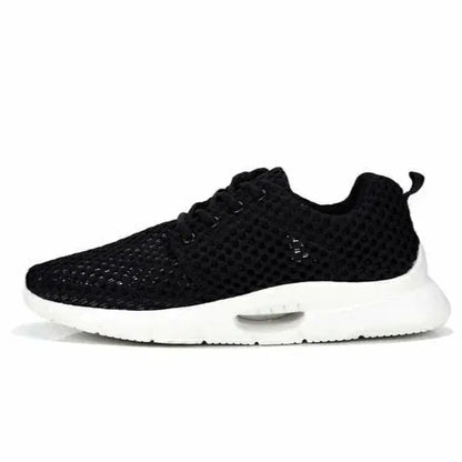Lightweight Black Mesh Orthopedic Sneakers for Men