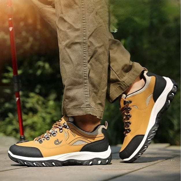 Rugged Beige Orthopedic Sneakers for Men with EVA Sole – view 4