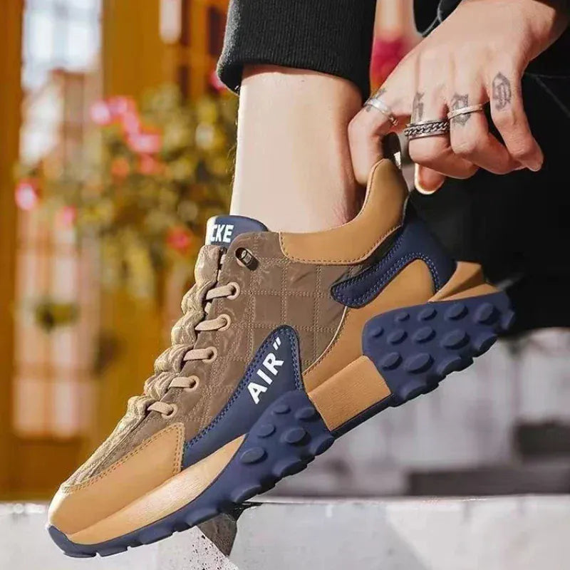 Coffee Non Slip Adjustable Breathable Orthopedic Sneakers for Men – view 2