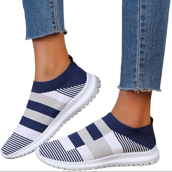 Slip-On Geometric Orthopedic Sneakers for Women and Men