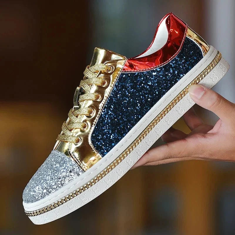 Sparkling Rhinestone Orthopedic Walking Shoes – view 3