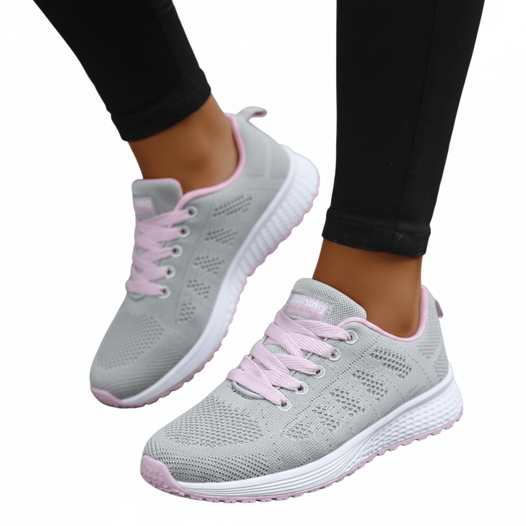 Pink Non Slip Lightweight Orthopedic Sneakers for Walking and Running