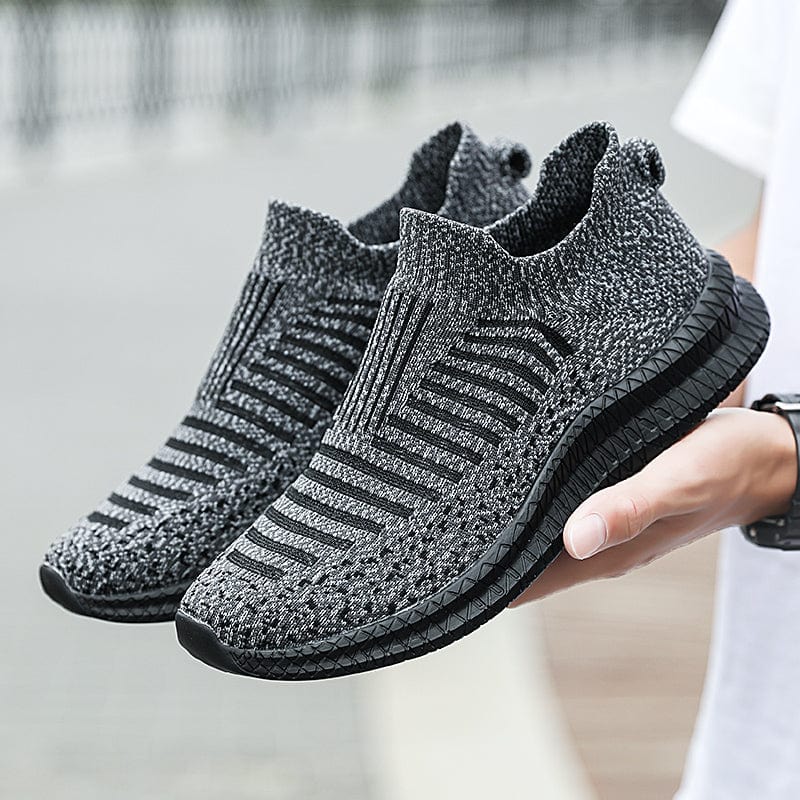 Gray Slip-On Breathable Orthopedic Sneakers for Men – view 6