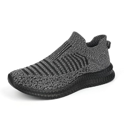 Gray Slip-On Breathable Orthopedic Sneakers for Men
