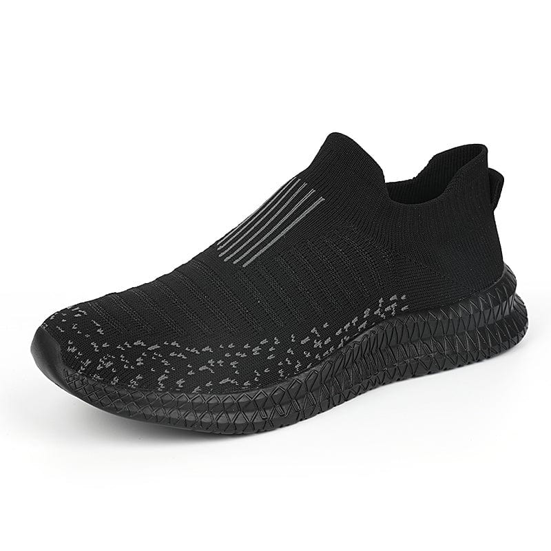 Black Non Slip Breathable Lightweight Orthopedic Sneakers for Men